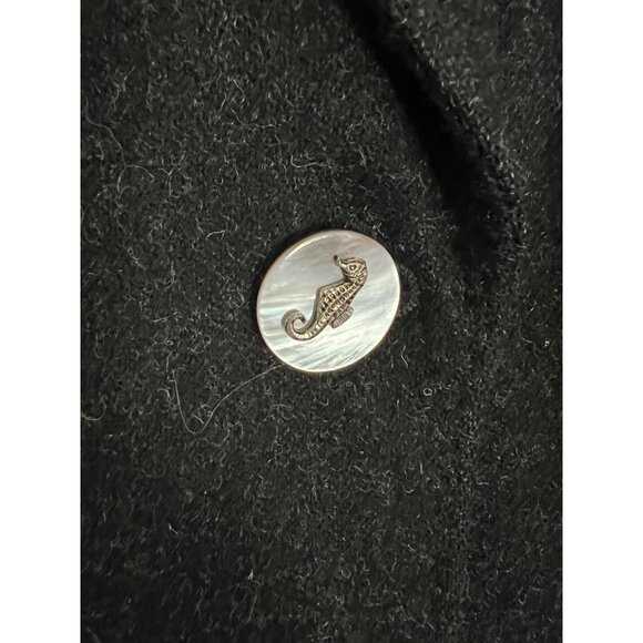 Vintage The Comodore Charcoal Grey Women's Career Wear Wool Blazer Medium - Picture 4 of 11